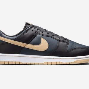 Nike Black and Beige Sneakers